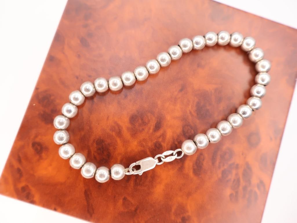 Two vintage sterling bracelets - 5