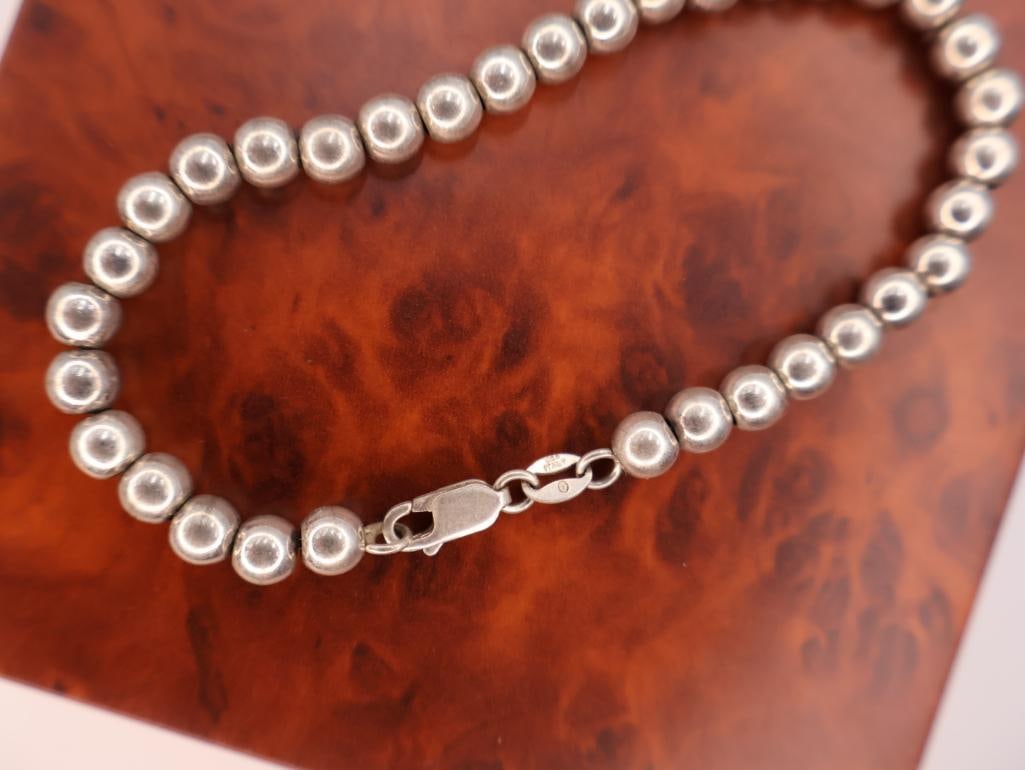 Two vintage sterling bracelets - 6