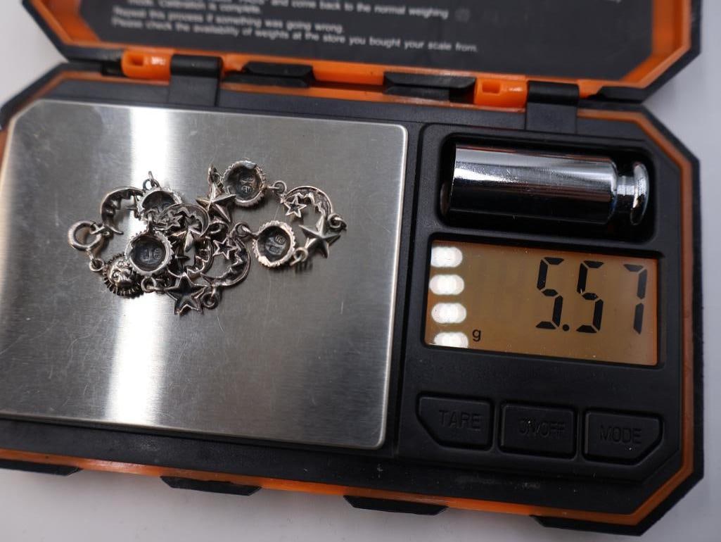 Two vintage sterling bracelets - 4