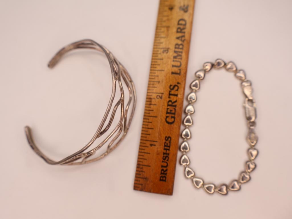 Silver bracelets - 3