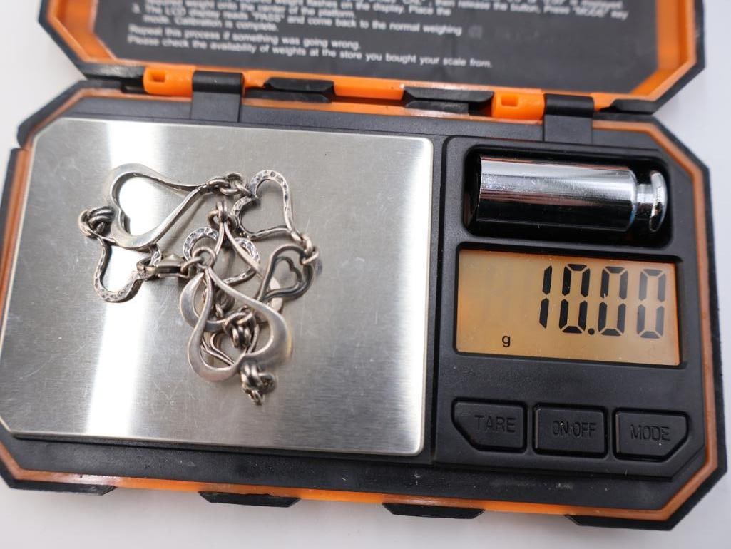 Two Beautiful sterling ladies Bracelets - 4