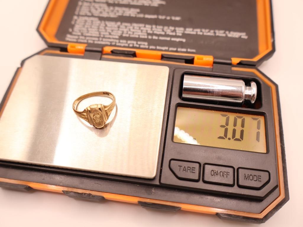 10k Gold 1949 Class Ring - 7