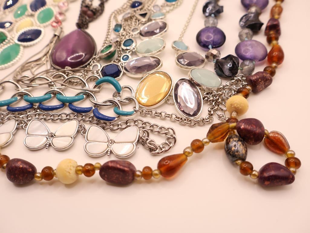 Large Lot of Statement Necklaces and More - 2