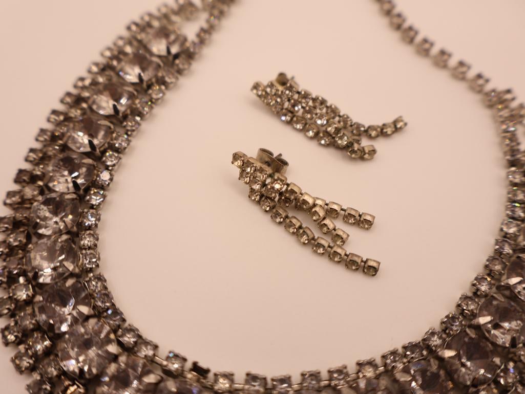 Collection of Vintage Rhinestone Jewelry - 13