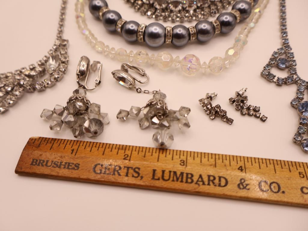 Collection of Vintage Rhinestone Jewelry - 2