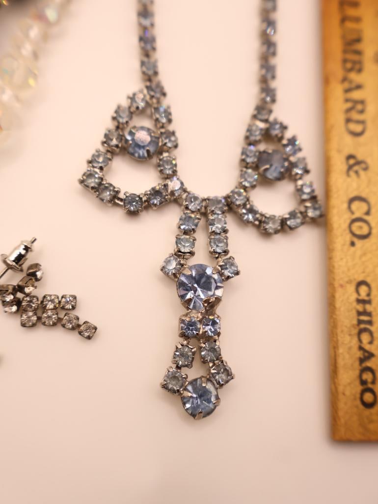 Collection of Vintage Rhinestone Jewelry - 8