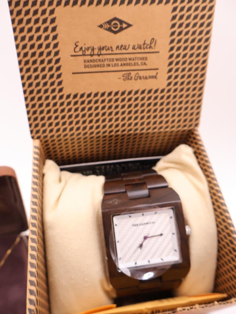 Collection of Jewelry including Garwood Watch and Sterling CZ Necklace - 3