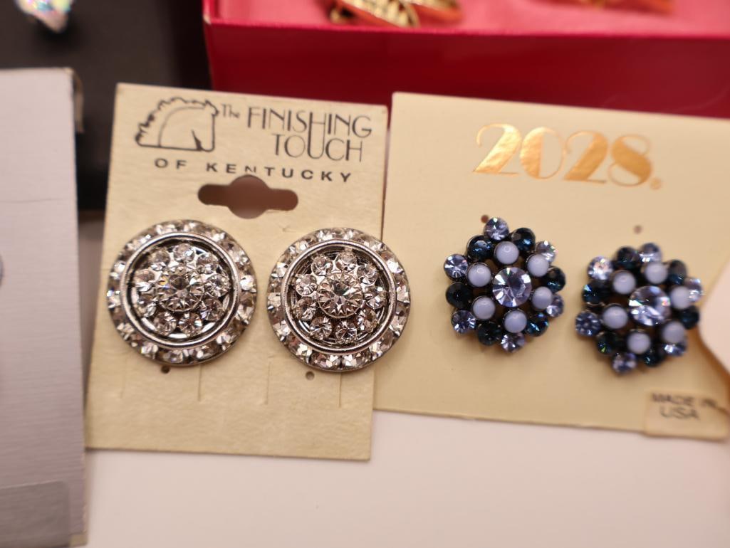 Collection of Jewelry including Garwood Watch and Sterling CZ Necklace - 7