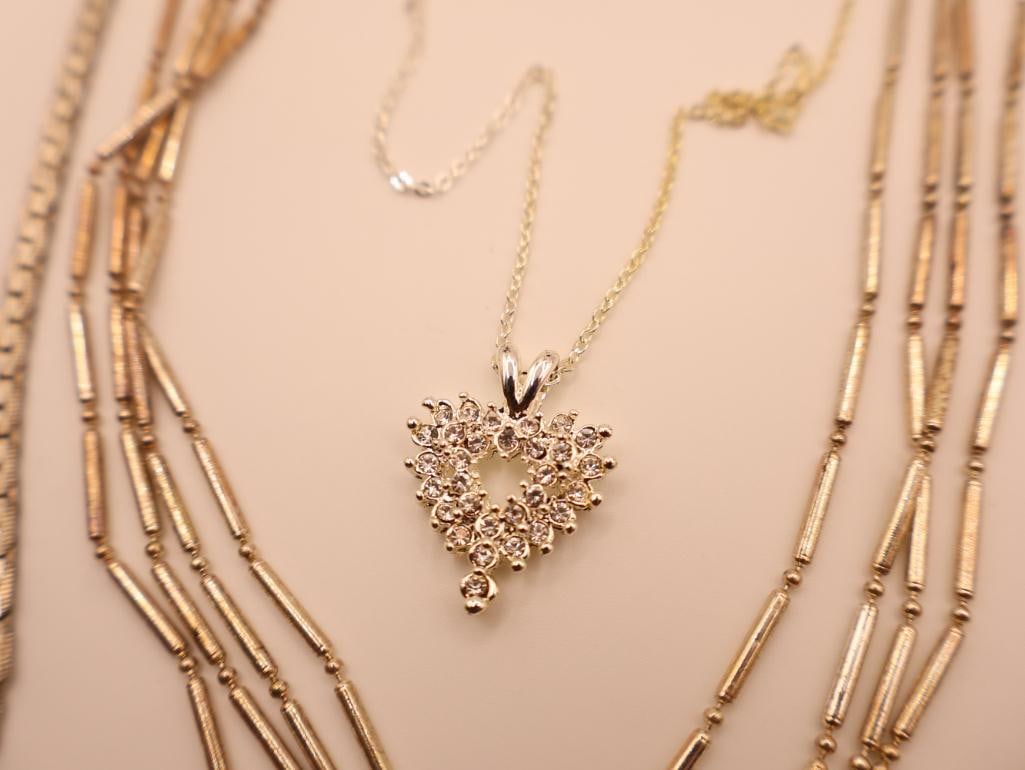 Various Silver-Tone Costume Jewelry - 10