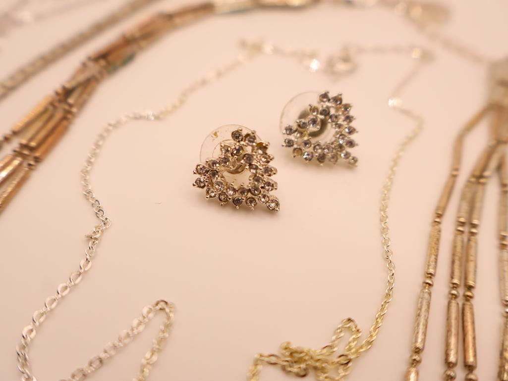 Various Silver-Tone Costume Jewelry - 11