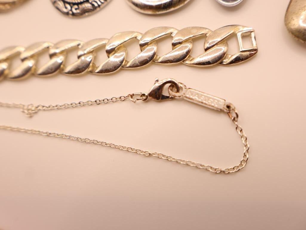 Various Silver-Tone Costume Jewelry - 3