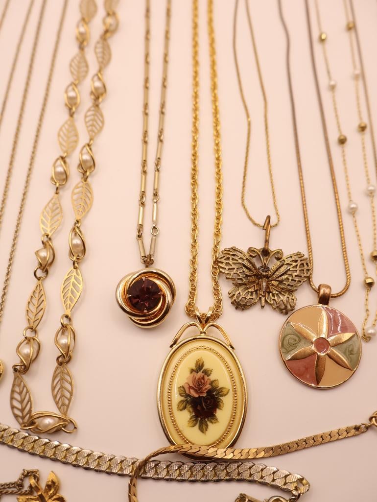 Various Gold-Tone Costume Jewelry - 9