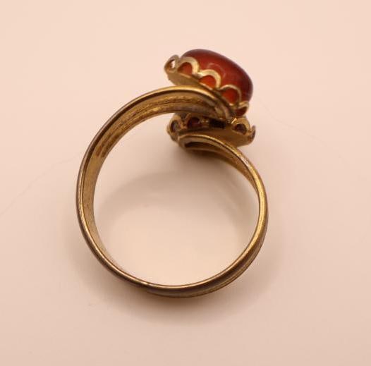 Vintage Turquoise Shard Cuff, Sterling Ring & Earrings - 14