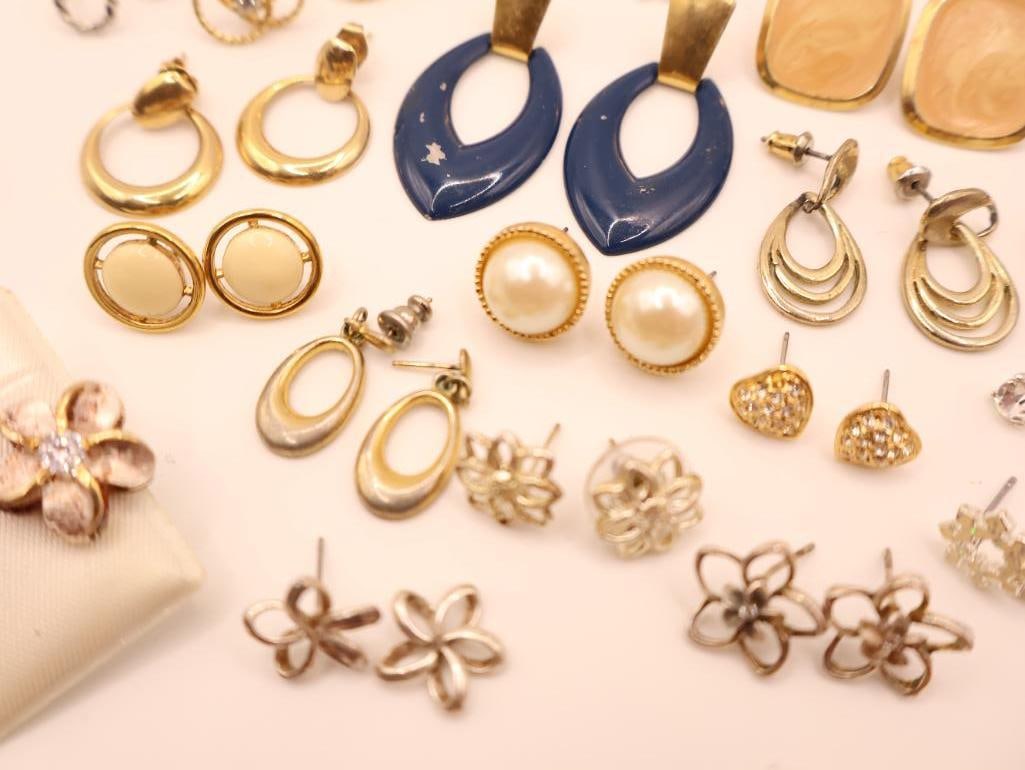 Vintage Earrings including Sterling Silver - 3