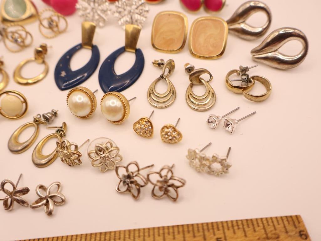 Vintage Earrings including Sterling Silver - 4