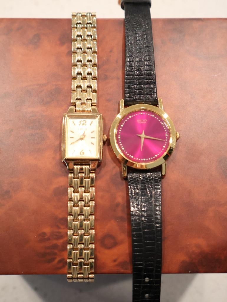 Two Women's Seiko Dress Watches (1 of 7)