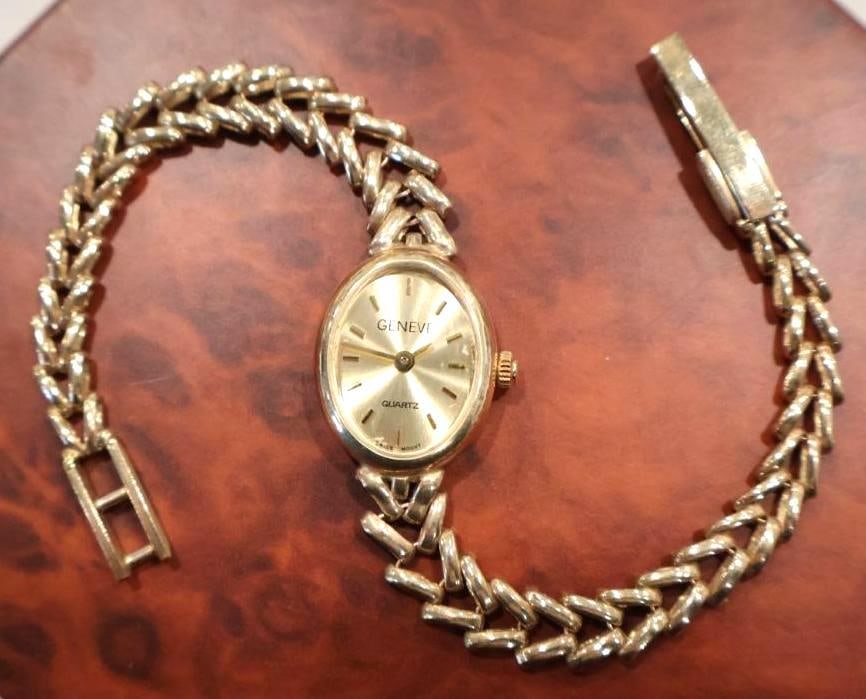 Geneve 14K Yellow Gold Ladies' Quartz Watch (1 of 7)