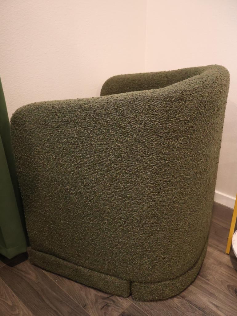 Modern upholstered accent set and a multi-tiered display stand - 10