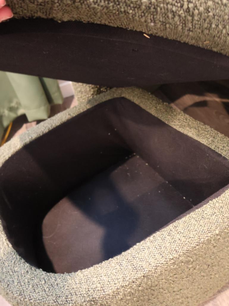 Modern upholstered accent set and a multi-tiered display stand - 5