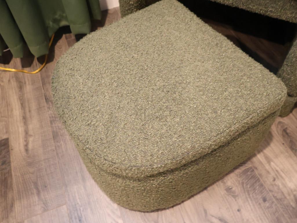 Modern upholstered accent set and a multi-tiered display stand - 9