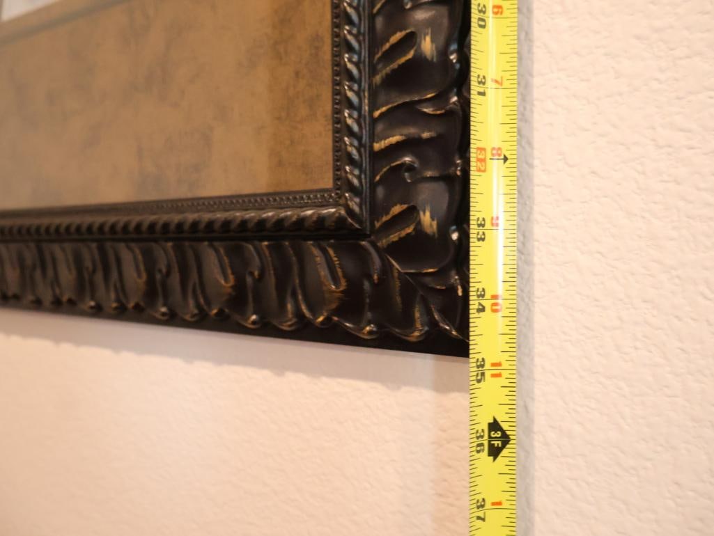 Feiss Opera Torchiere Floor Lamp and Two Framed Prints - 9