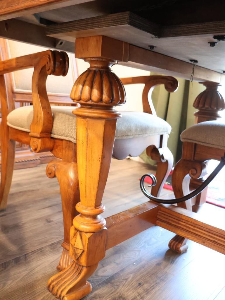 Traditional European-Style Dining Set - 8