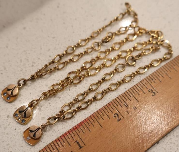 NASA Rockwell Service Award Gold Filled Jewelry Set - 3