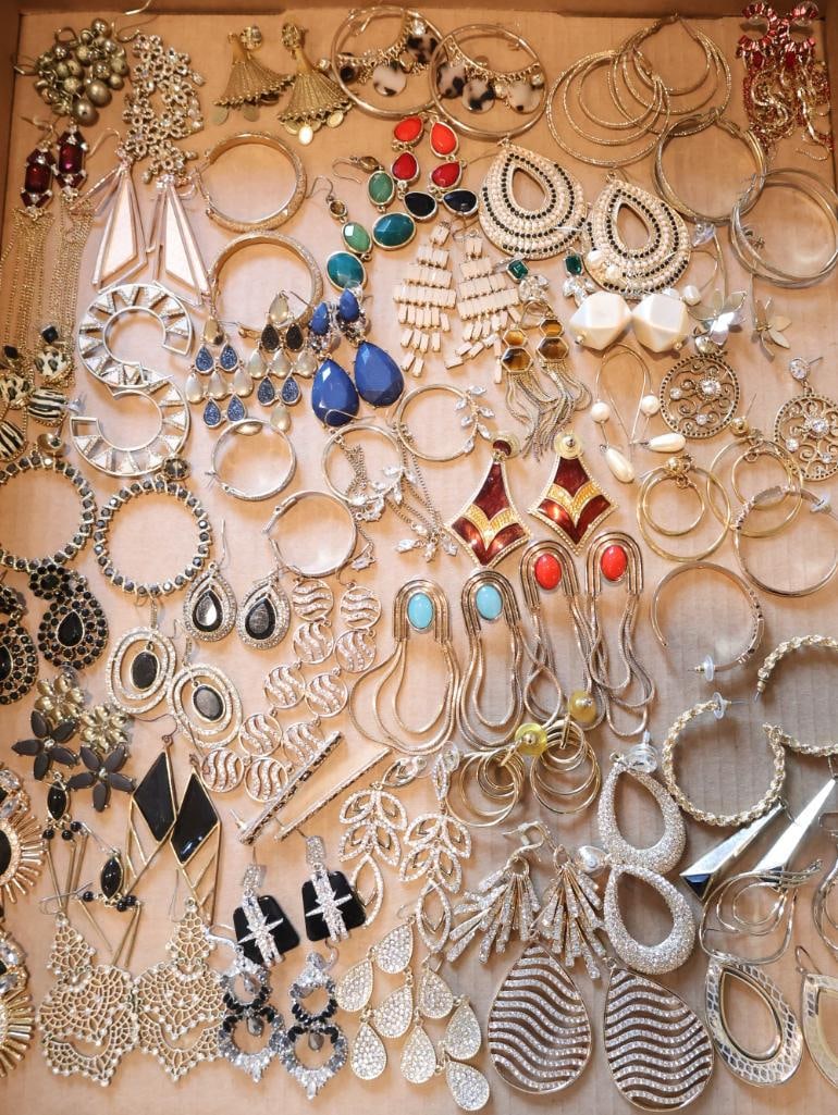 Collection of ladies costume earring sets (1 of 7)