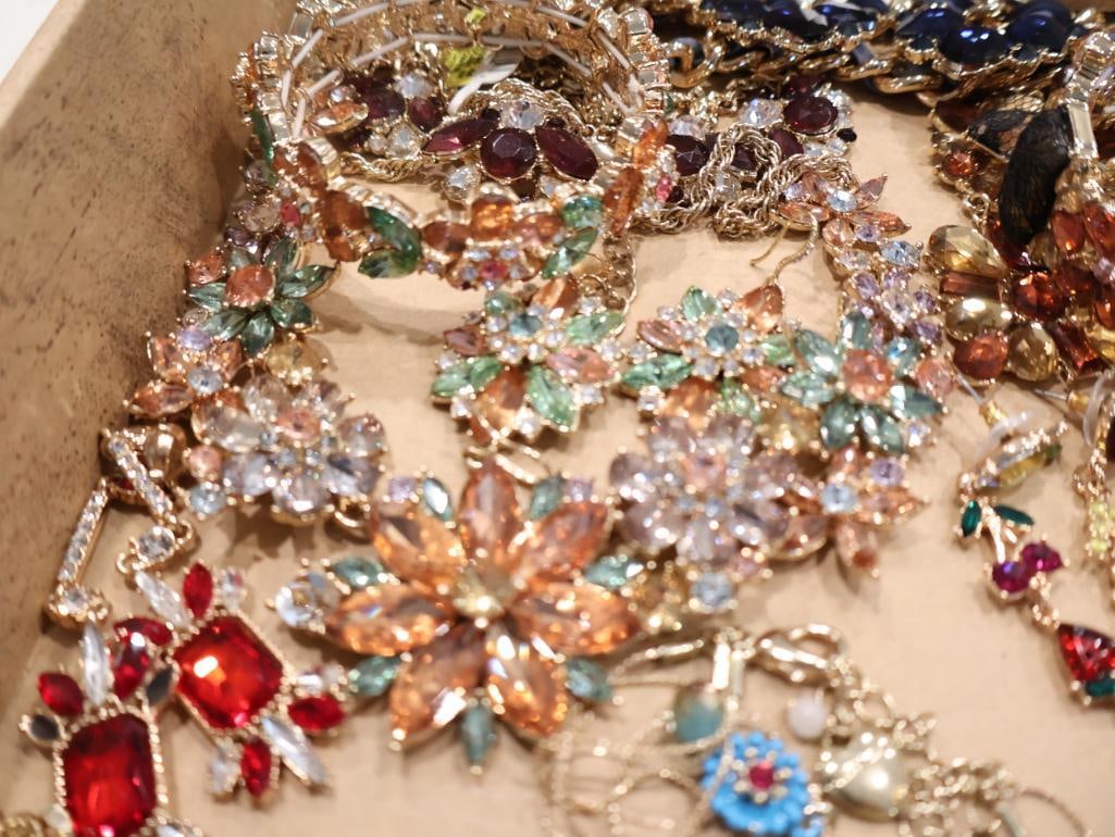 Large collection of ladies costume jewelry with Betsey Johnson - 14