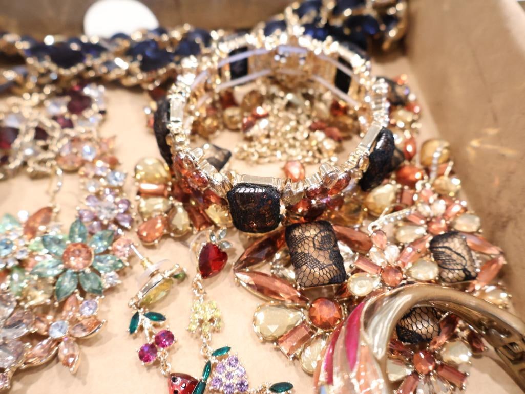 Large collection of ladies costume jewelry with Betsey Johnson - 15