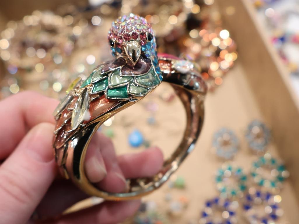 Large collection of ladies costume jewelry with Betsey Johnson - 2