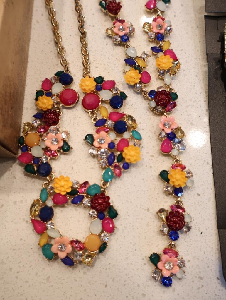 Large collection of ladies costume jewelry with Betsey Johnson - 6