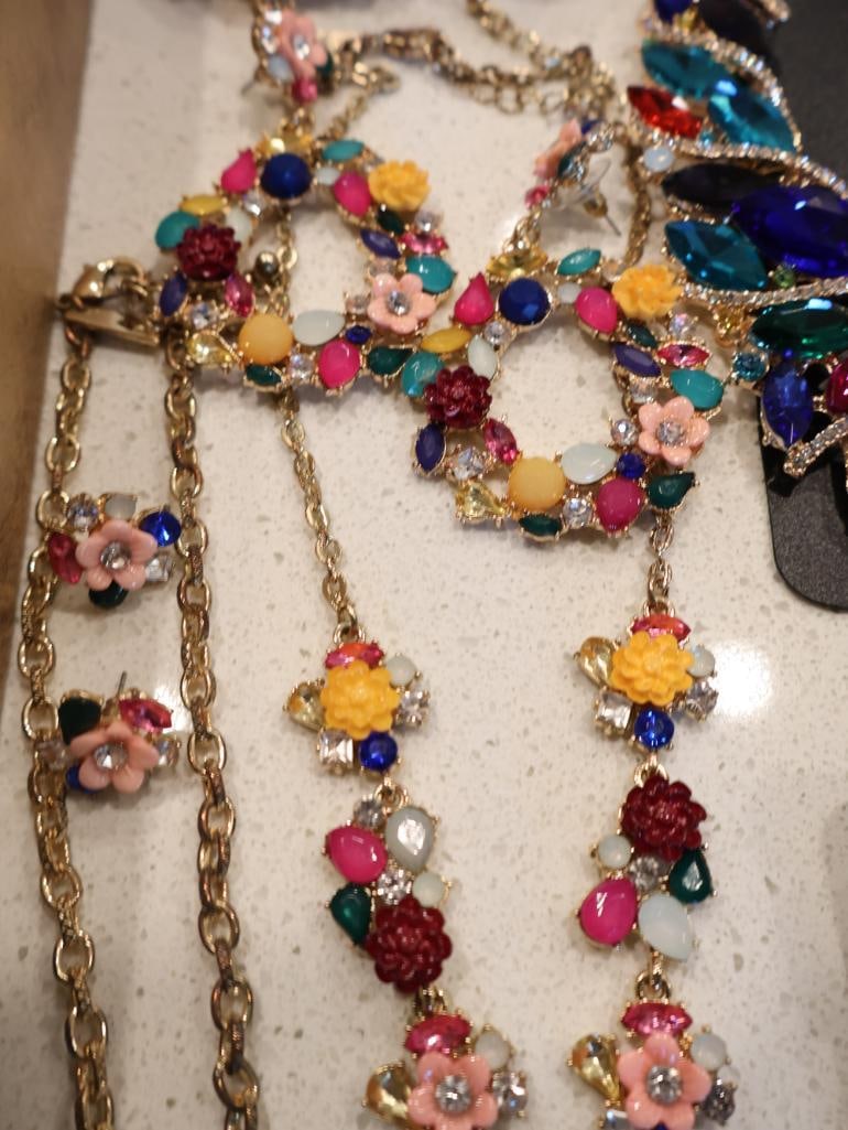 Large collection of ladies costume jewelry with Betsey Johnson - 7