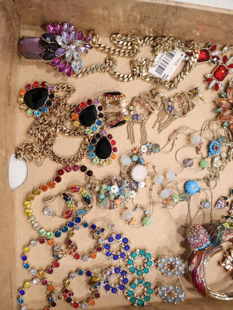 Large collection of ladies costume jewelry with Betsey Johnson - 9