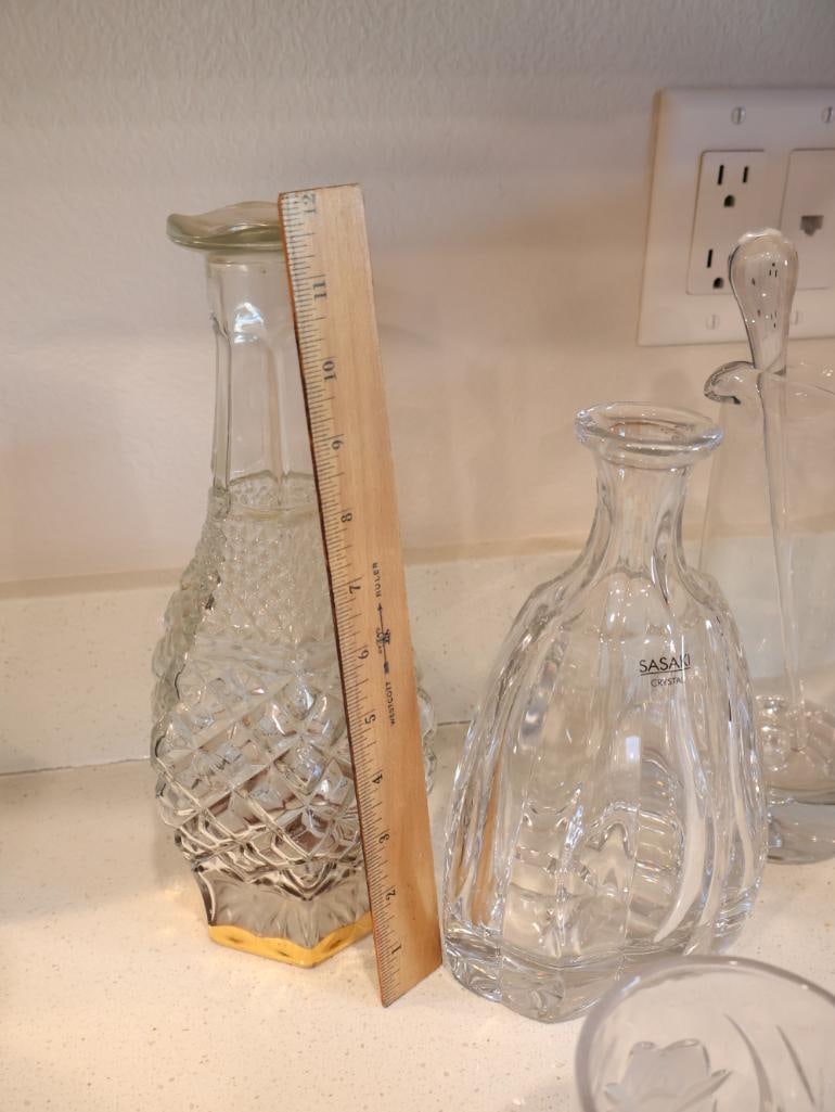 Collection of high-quality Japanese Sasaki Crystal barware and serveware - 6