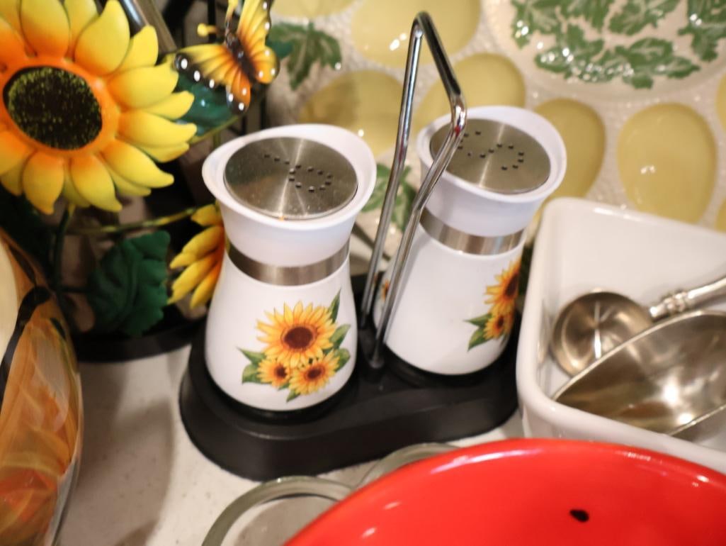 Collection of vintage and contemporary cottagecore kitchenware - 17