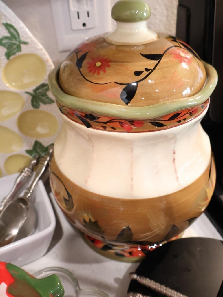 Collection of vintage and contemporary cottagecore kitchenware - 20