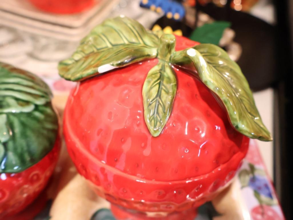 Collection of vintage and contemporary cottagecore kitchenware - 2