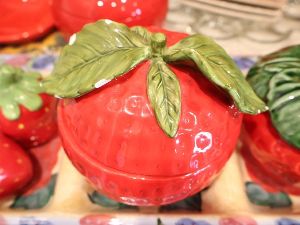 Collection of vintage and contemporary cottagecore kitchenware - 5