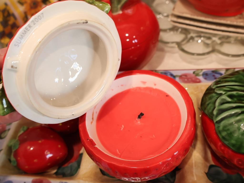 Collection of vintage and contemporary cottagecore kitchenware - 6