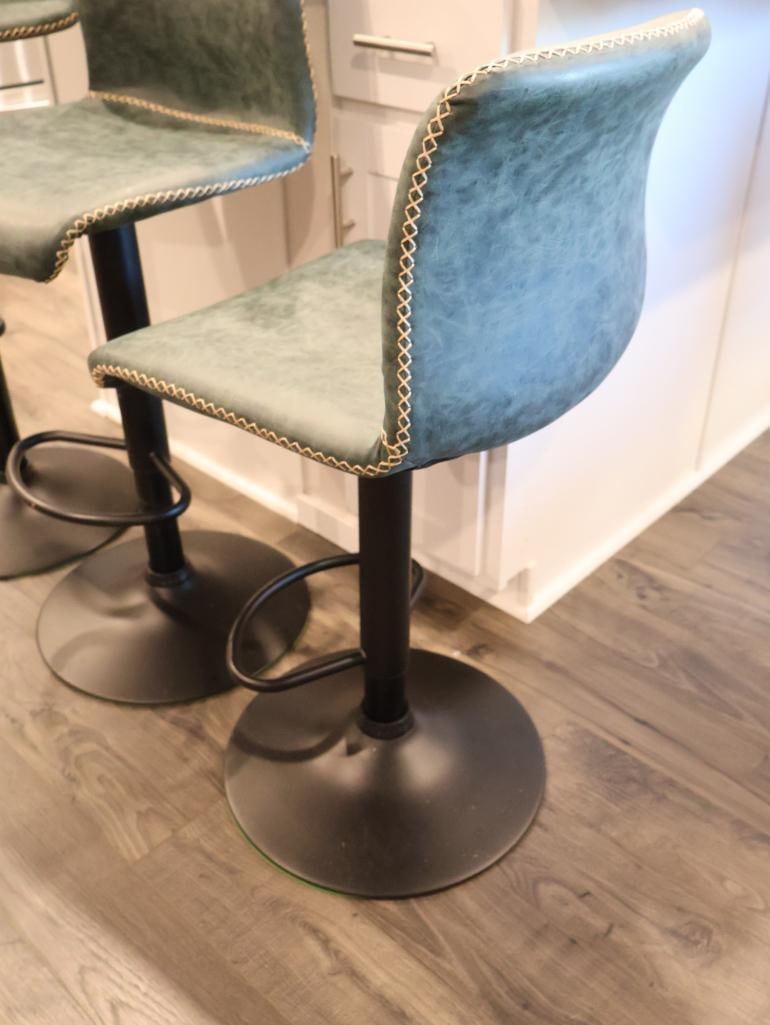 Swivel Adjustable Height Bar Stools - 4