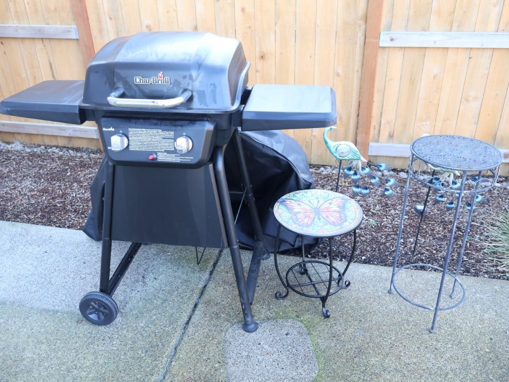 Char-Broil Classic 2-Burner Gas Grill, and garden decor (1 of 7)