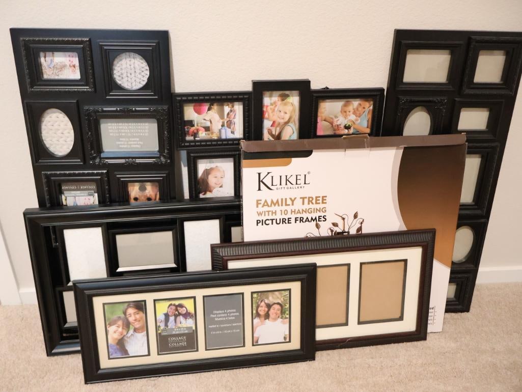Family tree Ten Hanging Picture Frame: Click on the main photo to view more photos of this lot. We ship and offer local in person pickups. 
