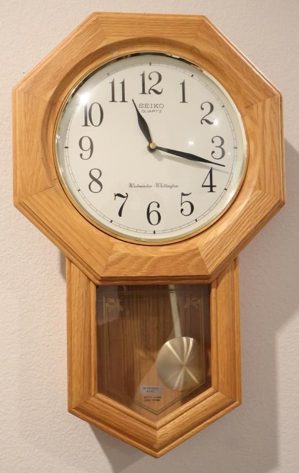 Seiko Quartz Westminster Whittington Wall Clock (1 of 5)