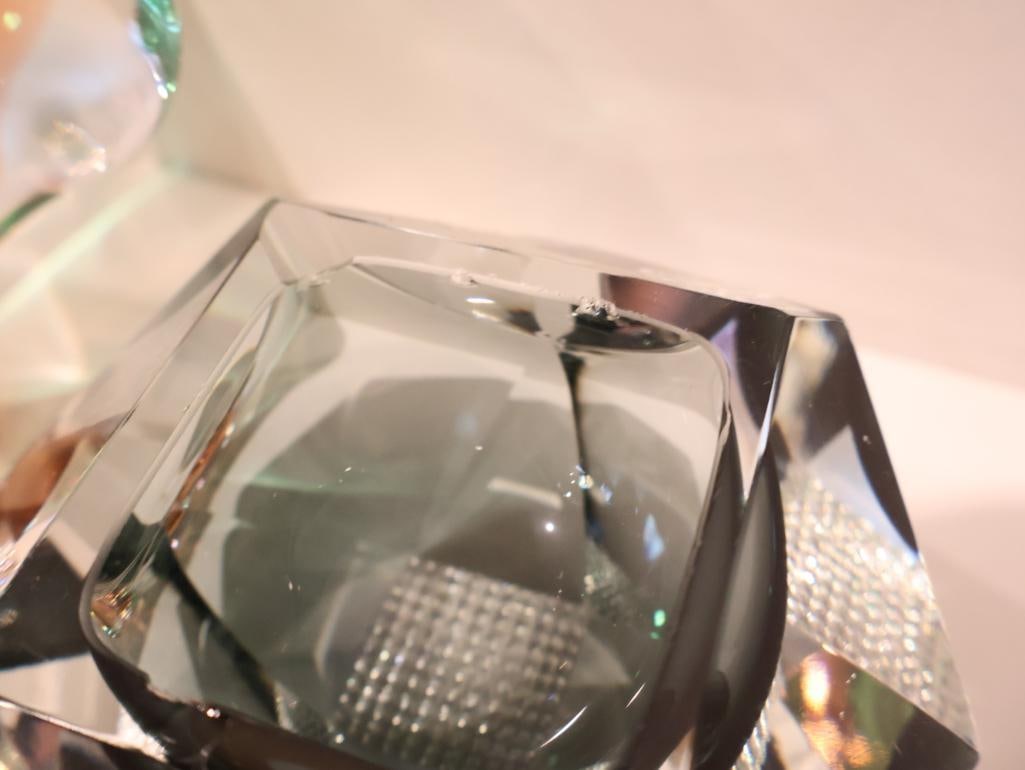 Collection of five mid-century art glass ashtrays and decorative bowls - 5