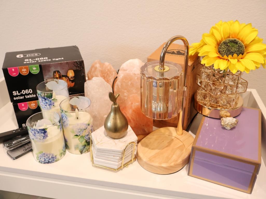 Varied collection of contemporary home decor and wellness items (1 of 8)