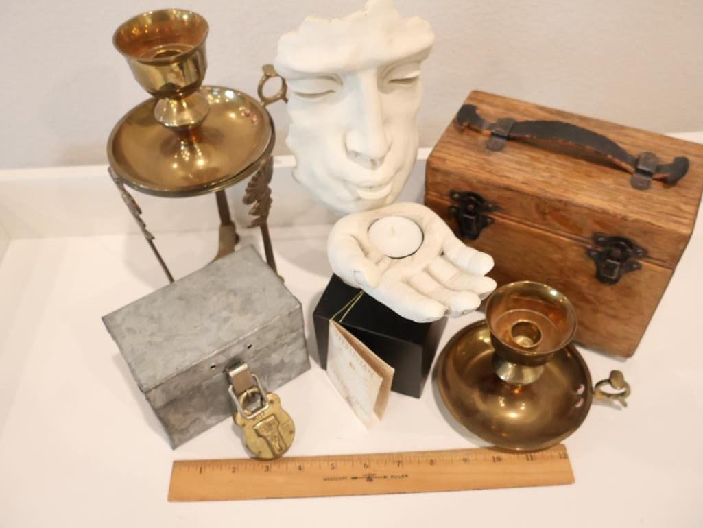 Eclectic mix of vintage and contemporary decorative items - 2