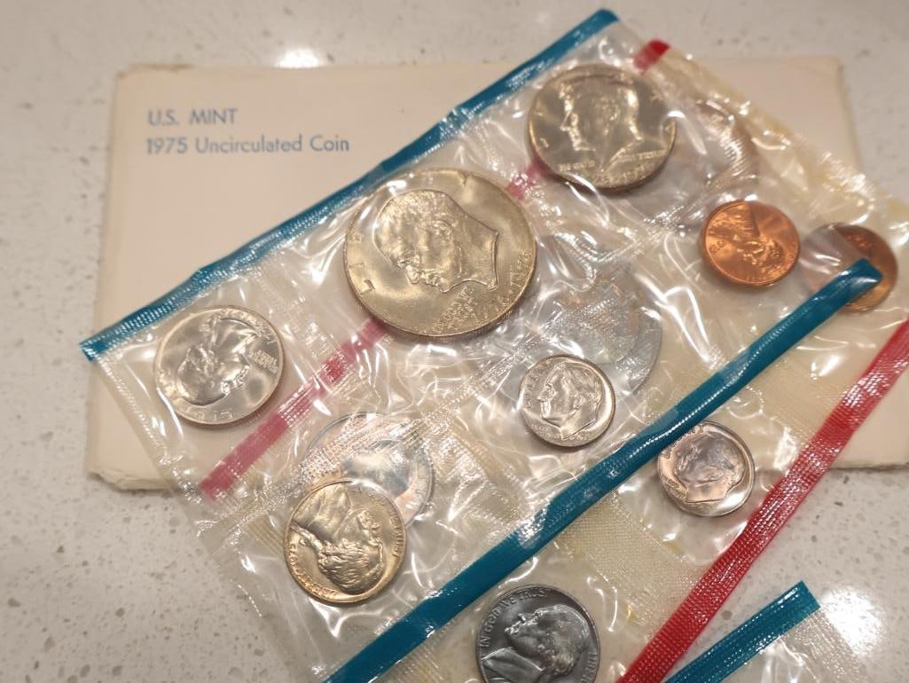 Four United States Mint Uncirculated Coin Sets - 2