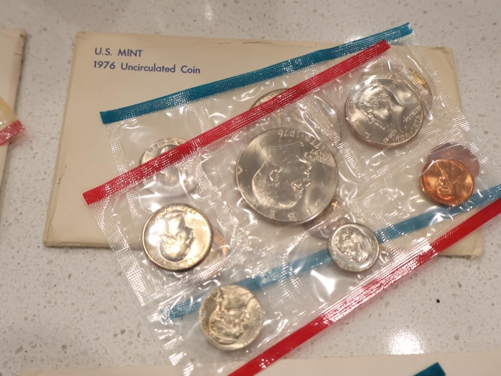 Four United States Mint Uncirculated Coin Sets - 4