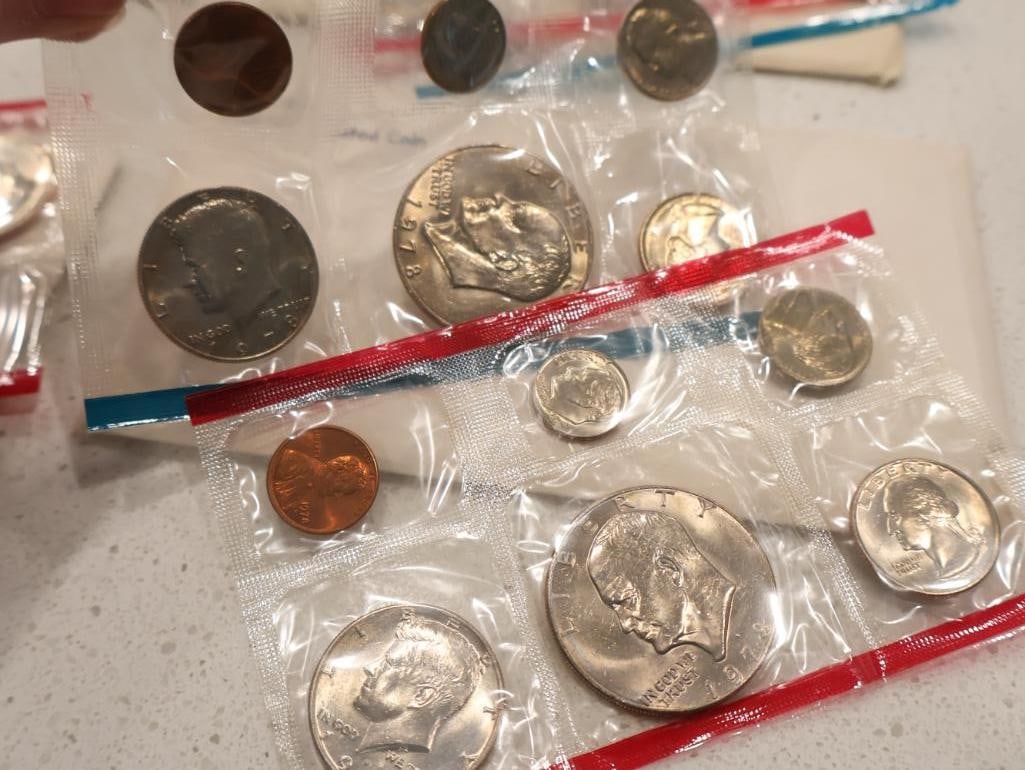 Four United States Mint Uncirculated Coin Sets - 9